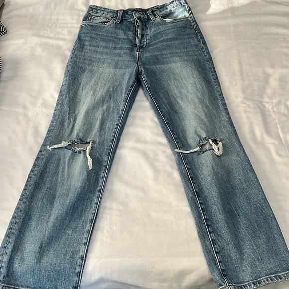 BlankNYC The Baxter Ribcage Straight Leg Button Fly Jeans - Picture 3 of 6